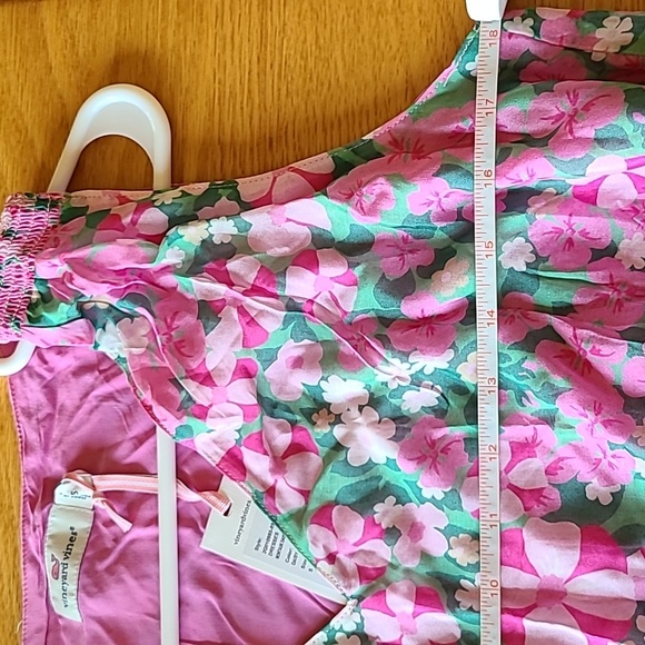 Vineyard Vines Montauk Daisy Pink Smocked Dress - Picture 2 of 10